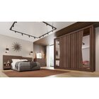 Guarda Roupa Casal Com Espelho 2 Portas 6 Gavetas Egeu     Ca