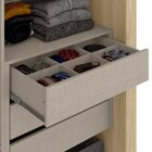 Guarda Roupa Casal Com Espelho 2 Portas 6 Gavetas Imperador P