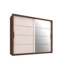 Guarda Roupa Casal Com Espelho 2 Portas 6 Gavetas Imperador P