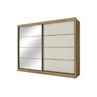 Guarda-roupa Casal Com Espelho 2 Portas 6 Gavetas Sevilha 777