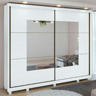 Guarda Roupa Casal Com Espelho 2 Portas 6 Gavetas Toronto Lop