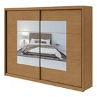 Guarda Roupa Casal Com Espelho 2 Portas 6 Gavetas Toronto Plu