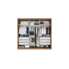Guarda Roupa Casal Com Espelho 2 Portas 6 Gavetas Vienna Novo