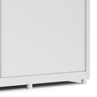 Guarda Roupa Casal Com Espelho 2 Portas Apolo Branco Acetinad