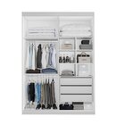 Guarda Roupa Casal Com Espelho 2 Portas De Correr 3 Gavetas V