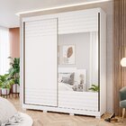 Guarda Roupa Casal Com Espelho 2 Portas De Correr 4 Gavetas M