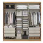 Guarda Roupa Casal Com Espelho 2 Portas De Correr Em Mdf Mála