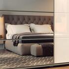 Guarda Roupa Casal Com Espelho 2 Portas De Correr H02 Iron Du