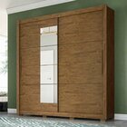 Guarda Roupa Casal Com Espelho 2 Portas De Correr Modena Moval