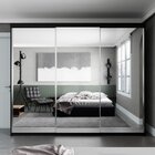 Guarda Roupa Casal Com Espelho 3 Portas 100% Mdf Bp Altdorf P