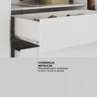 Guarda Roupa Casal Com Espelho 3 Portas 2 Gavetas 100% Mdf Lo