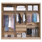 Guarda Roupa Casal Com Espelho 3 Portas 2 Gavetas 100% Mdf Lo