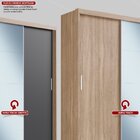 Guarda Roupa Casal Com Espelho 3 Portas 2 Gavetas 100% Mdf Lo