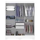 Guarda-roupa Casal Com Espelho 3 Portas 2 Gavetas Atenas Yesc