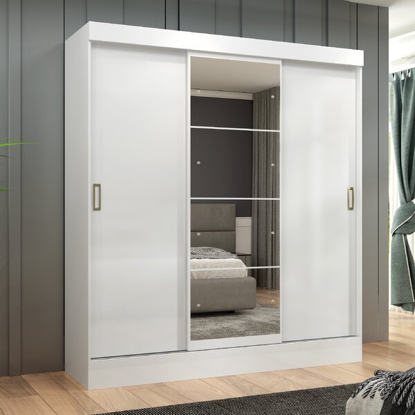 Guarda-roupa Casal Com Espelho 3 Portas 2 Gavetas Istambul Es