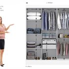 Guarda-roupa Casal Com Espelho 3 Portas 2 Gavetas Istambul Es