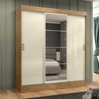 Guarda Roupa Casal Com Espelho 3 Portas 2 Gavetas Istambul Es