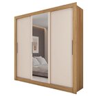 Guarda-roupa Casal Com Espelho 3 Portas 2 Gavetas Quito Espre