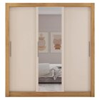 Guarda-roupa Casal Com Espelho 3 Portas 2 Gavetas Quito Espre