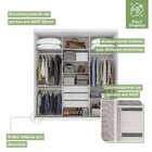 Guarda-roupa Casal Com Espelho 3 Portas 3 Gavetas Aquarius Br