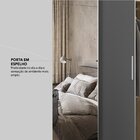 Guarda Roupa Casal Com Espelho 3 Portas 4 Gavetas 100% Mdf Lo