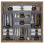 Guarda-roupa Casal Com Espelho 3 Portas 4 Gavetas 188,5cm Vie
