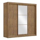 Guarda-roupa Casal Com Espelho 3 Portas 4 Gavetas 188,5cm Vie
