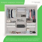 Guarda-roupa Casal Com Espelho 3 Portas 4 Gavetas Atenas Bran
