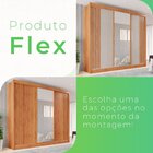 Guarda-roupa Casal Com Espelho 3 Portas 4 Gavetas Atenas Cina