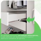 Guarda-roupa Casal Com Espelho 3 Portas 4 Gavetas Costa Rica