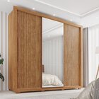 Guarda-roupa Casal Com Espelho 3 Portas 4 Gavetas Costa Rica