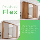 Guarda-roupa Casal Com Espelho 3 Portas 4 Gavetas Costa Rica