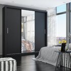 Guarda Roupa Casal Com Espelho 3 Portas 4 Gavetas Max Plus Es