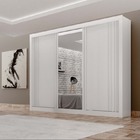 Guarda Roupa Casal Com Espelho 3 Portas 4 Gavetas - Milano-br