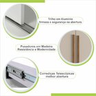 Guarda Roupa Casal Com Espelho 3 Portas 4 Gavetas Seul Sallêt