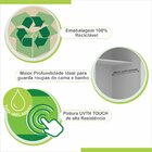 Guarda Roupa Casal Com Espelho 3 Portas 4 Gavetas Seul Sallêt