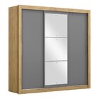 Guarda Roupa Casal Com Espelho 3 Portas 4 Gavetas Viena Yesca