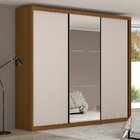 Guarda Roupa Casal Com Espelho 3 Portas 5 Gavetas Flex Color