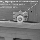 Guarda Roupa Casal Com Espelho 3 Portas 6 Gavetas 100% Mdf Ma