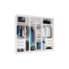 Guarda Roupa Casal Com Espelho 3 Portas 6 Gavetas 100% Mdf Ma