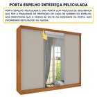 Guarda Roupa Casal Com Espelho 3 Portas 6 Gavetas 270cm Berga