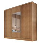 Guarda Roupa Casal Com Espelho 3 Portas 6 Gavetas - Arezzo Pl