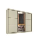 Guarda Roupa Casal Com Espelho 3 Portas 6 Gavetas Braga Móvei