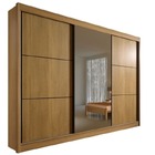 Guarda Roupa Casal Com Espelho 3 Portas 6 Gavetas - Los Angel