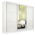 Guarda Roupa Casal Com Espelho 3 Portas 6 Gavetas - Los Angel