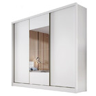 Guarda Roupa Casal Com Espelho 3 Portas 6 Gavetas - Medelim-b