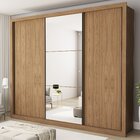 Guarda Roupa Casal Com Espelho 3 Portas 6 Gavetas Nápoli Espr