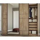 Guarda-roupa Casal Com Espelho 3 Portas 6 Gavetas Qualita Bra