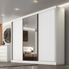 Guarda Roupa Casal Com Espelho 3 Portas 6 Gavetas - Sollo-bra