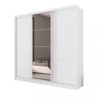 Guarda Roupa Casal Com Espelho 3 Portas 6 Gavetas Soul Casa D